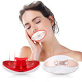 2 in 1 Lip Plumper and Eye Care Tool Red Light Therapy 4 Levels Heating Temps for Anti-Aging Smooth Wrinkles Reduce Dark Circles